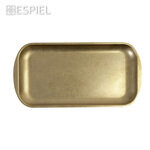 SNOW GOLD ΠΙΑΤΟ ΟΡΘΟΓ. SS 18/10 27Χ15Χ1,5ΕΚ. - Image 2