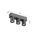 InLight Φωτιστικό LED 6W 3000K για Ultra-Thin μαγνητική ράγα σε λευκή απόχρωση D:12,5cmX5,5cm (T03601-WH) - Image 2