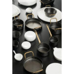 SNOW BLACK ΚΑΤΣΑΡΟΛΑΚΙ ΜΕ 2 ΛΑΒΕΣ 3-PLY SS18/10-SS18/0 300ML D: 10 H: 5CM - Image 2