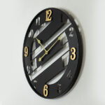 ΡΟΛΟΙ  ΤΟΙΧΟΥ, ΜΕΤΑΛΛΙΚΟ, ΜΑΥΡΟ-ΧΡΥΣΟ, 60x4x60cm - Image 2