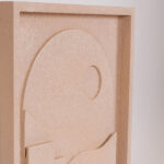 ΔΙΑΚΟΣΜΗΤΙΚΟ ΤΟΙΧΟΥ ΣΠΙΤΙ, ΞΥΛΟ, ΜΠΕΖ-ΚΑΦΕ, 40x3x50.8εκ