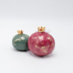 ΔΙΑΚΟΣΜΗΤΙΚΑ ΡΟΔΙΑ, ΠΟΛΥΡΕΖΙΝ, ΠΡΑΣΙΝΟ-ΜΠΟΡΝΤΩ, 13x8x8εκ - Image 2