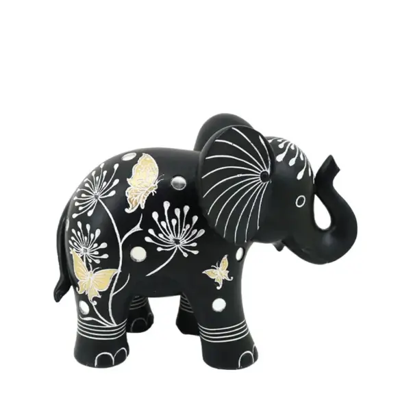 ΔΙΑΚΟΣΜΗΤΙΚΗ ΦΙΓΟΥΡΑ ΕΛΕΦΑΝΤΑΣ ΜΕ ΣΧΕΔΙΑ & ΣΤΡΑΣ - 22.5x11.5x18cm 12/KIB