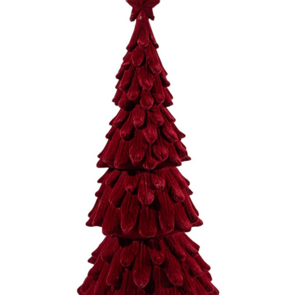 ΧΡΙΤΟΥΓΕΝΝΙΑΤΙΚΟ ΠΟΛΥΕΣΤΕΡΙΚΟ ΔΕΝΤΡΟ ΒΕΛΟΥΔΙΝΟ ΚΟΚΚΙΝΟ 11Χ11Χ26ΕΚ