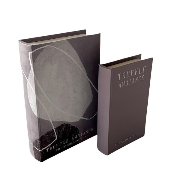 ΚΟΥΤΙ ΞΥΛΙΝΟ ΣΕΤ 2 ''ΒΙΒΛΙΟ'' 30X20X6,5/24X15X4,5CM