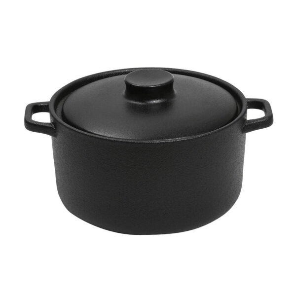 LAVA ΚΑΤΣΑΡΟΛΑ STONEWARE ΜΑΥΡΗ 2500ML D: 21 H: 15CM