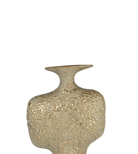 ΚΕΡΑΜΙΚΟ ΒΑΖΟ ΣΑΓΡΕ ΓΚΡΙ ΧΡΥΣΟ  21X8,3X24,5CM