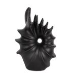 ΒΑΖΟ ΚΕΡΑΜΙΚΟ ΚΟΧΥΛΙ ΜΑΥΡΟ 14.3x10.3x21.5cm