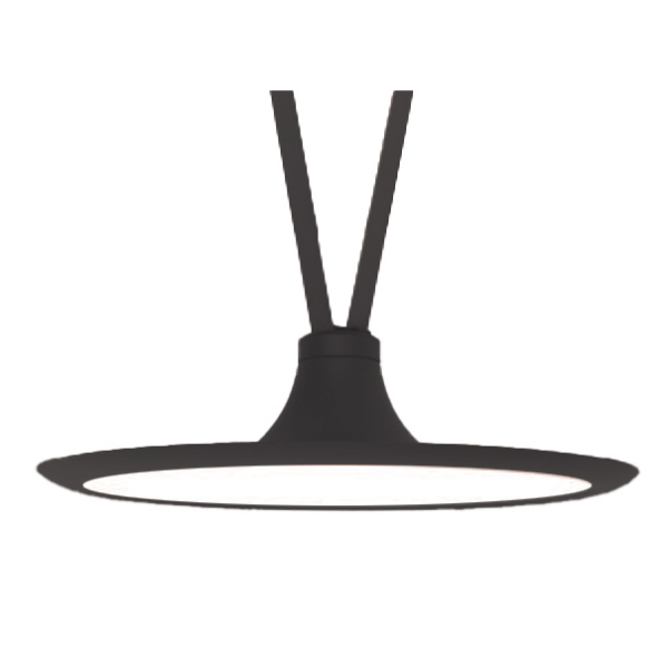 ELMARK LED FIXTURE 15W 48V CCT, DARK GREY