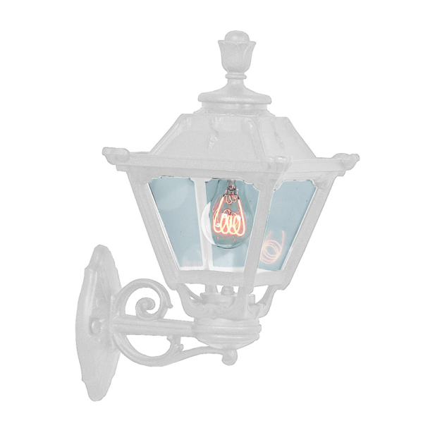 GOLIA WALL LANTERN UPWARD 1XE27 IP55 WHITE