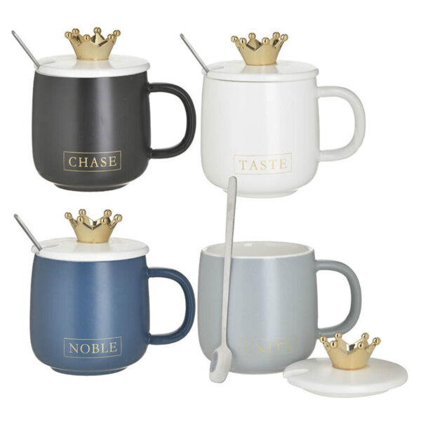 CLICK S/4 ΚΟΥΠΑ ΚΕΡΑΜΙΚΗ ΜΕ ΚΑΠΑΚΙ ΚΟΡΩΝΑ ΚΑΙ ΚΟΥΤΑΛΑΚΙ 4 ΧΡΩΜΑΤΑ 350CC 13X9X12 Κεραμικό 6-60-399-0006