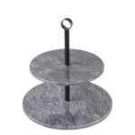 ΔΙΣΚΟΣ 2-ΕΠΙΠΕΔΩΝ ΑΠΌ ΜΑΡΜΑΡΟ ΜΑΥΡΟΣ 25Χ26ΕΚ