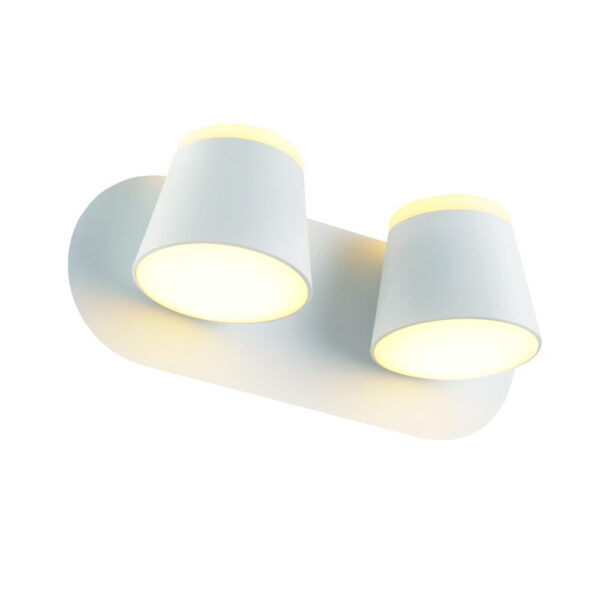 ΕΠΙΤΟΙΧΟ Φ/Σ LED 16W 3000K 1280LM ΛΕΥΚΟ ΜΕΤ/ΚΟ 27X12X11CM LUCIDO
