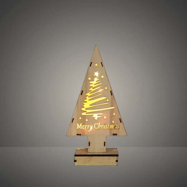 ΧΡΙΣΤ. ΞΥΛΙΝΟ ΔΕΝΤΡΟ (MERRY XMAS)  5x29x2.5cm 1/48KIB