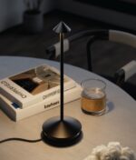Inlight Επιτραπέζιο επαναφορτιζόμενο φωτιστικό 3CCT σε μαύρη απόχρωση (3068-black) - Image 4