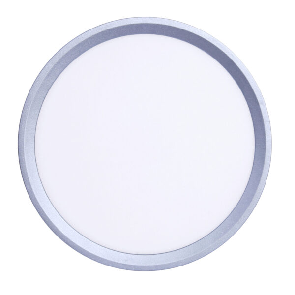 Inlight Πλαφονιέρα οροφής LED 32W 3CCT (by switch on base) σε ασημί απόχρωση D:40x2,5cm (42036-C-Silver)
