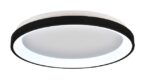 Inlight Πλαφονιέρα οροφής LED 28W 3CCT από μαύρο μέταλλο και ακρυλικό D:40x5cm (42044-C-Black)