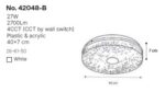 InLight Πλαφονιέρα οροφής LED 27W 4cct από λευκό ακρυλικό D:40cm (42048-B) - Image 2
