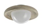 InLight Πλαφονιέρα οροφής γκρι από travertine marble 2XG9 D:25cm (43067)