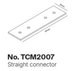 InLight Σύνδεσμος για μαγνητική ράγα 220V σε μαύρη απόχρωση (TCΜ2007) - Image 2