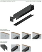 InLight Μαγνητική ράγα 220V με κάλυμμα μαύρη D:2m (TRM20012) - Image 4