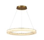 Inlight Κρεμαστό φωτιστικό, Alabaster, 25W, 2750 lm, 3CCT (by switch on base)D: 60X6cm(6115-B)