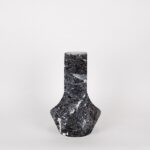 ΒΑΖΟ ΜΕΤΑΛΛΙΚΟ ΜΩΣΑΪΚΟ ΜΑΥΡΟ ΑΝΤΙΚΕ 26x26x39cm