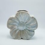 ΒΑΖΟ ΛΟΥΛΟΥΔΙ ΚΕΡΑΜΙΚΟ ΜΠΛΕ - ΜΠΕΖ 28.5x10x27.5cm