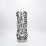 ΒΑΖΟ ΚΕΡΑΜΙΚΟ ΑΣΗΜΙ 11.5x11.5x29.5cm