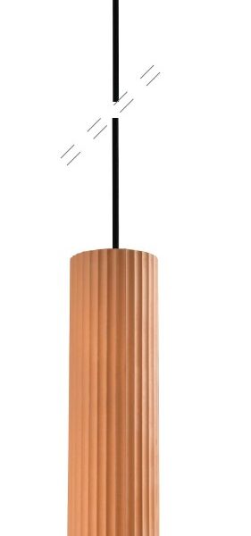 Inlight Κρεμαστό Γύψινο Φωτιστικό GU10, Κεραμιδί D:29,5x7,7cm(4064-Terracotta)