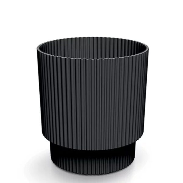 MILLY ROUND CHARCOAL ΠΛΑΣΤΙΚΟ ΚΑΣΠΩ Φ19Χ21ΕΚ