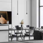 Κρεμαστό Φωτιστικό LED ACA Esthetic OKN5012PBK Αμμώδες Μαύρο 5W 3000K 440lm - Image 2