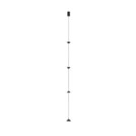 Κρεμαστό Φωτιστικό LED ACA Sundrop OKN6001PBK Αμμώδες Μαύρο 12W 3000K 370lm