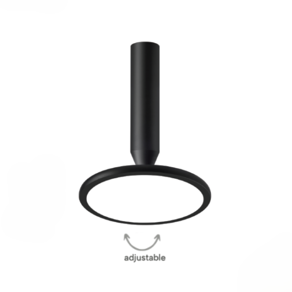 InLight Κρεμαστό Φωτιστικό Σποτ LED 12W, 3CCT, Μαύρο, 120°, D:18x22.2cm (9092-Black)
