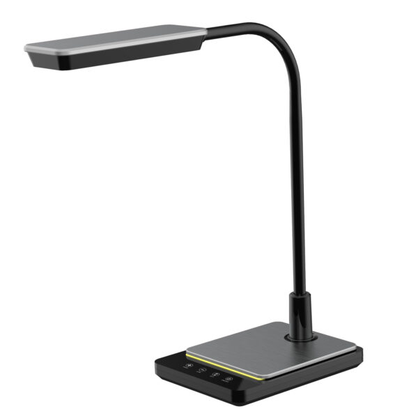 ΦΩΤΙΣΤΙΚΟ ΓΡΑΦΕΙΟΥ LED ACA BL1027BK ΜΑΥΡΟ 7W CCT 3000K/4000K/6000K 450LM