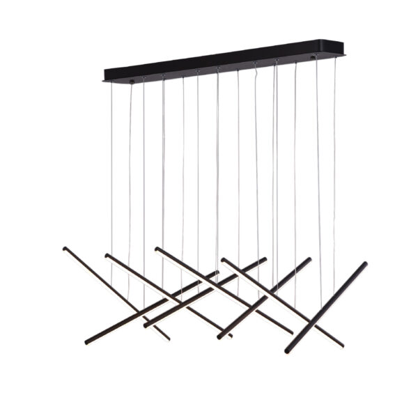 ΚΡΕΜΑΣΤΟ ΦΩΤΙΣΤΙΚΟ LED ACA KY011AC14XΒΚ CORE ΑΜΜΩΔΕΣ ΜΑΥΡΟ ΑΛΟΥΜΙΝΙΟ + ΣΙΛΙΚΟΝΗ 80W 2800K-3200K-4000K 3200LM IP20 650MMX8PCS