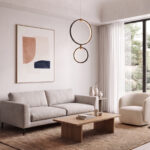 ΚΡΕΜΑΣΤΟ ΦΩΤΙΣΤΙΚΟ LED ACA KY011ECBK TWIN ΑΜΜΩΔΕΣ ΜΑΥΡΟ ΑΛΟΥΜΙΝΙΟ + ΣΙΛΙΚΟΝΗ 30W 2800K-3200K-4000K 1200LM IP20 250+400MM - Image 2