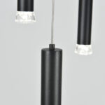 ΚΡΕΜΑΣΤΟ ΦΩΤΙΣΤΙΚΟ LED ACA KY011NC255BK RAPENZO ΑΜΜΩΔΕΣ ΜΑΥΡΟ ΑΛΟΥΜΙΝΙΟ 30W 2800K-3200K-4000K 1200LM IP20 Φ30ΜΜXH 300ΜΜX5PCS - Image 2
