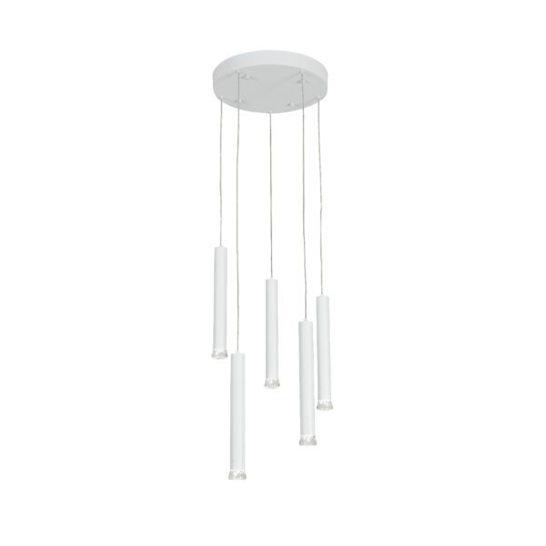 ΚΡΕΜΑΣΤΟ ΦΩΤΙΣΤΙΚΟ LED ACA KY011NC255WH RAPENZO ΑΜΜΩΔΕΣ ΛΕΥΚΟ ΑΛΟΥΜΙΝΙΟ 30W 2800K-3200K-4000K 1200LM IP20 Φ30ΜΜXH 300ΜΜX5PCS