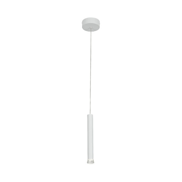 ΚΡΕΜΑΣΤΟ ΦΩΤΙΣΤΙΚΟ LED ACA KY011NC25WH RAPENZO ΑΜΜΩΔΕΣ ΛΕΥΚΟ ΑΛΟΥΜΙΝΙΟ 6W 2800K-3200K-4000K 240LM IP20 Φ30MMXH300MM