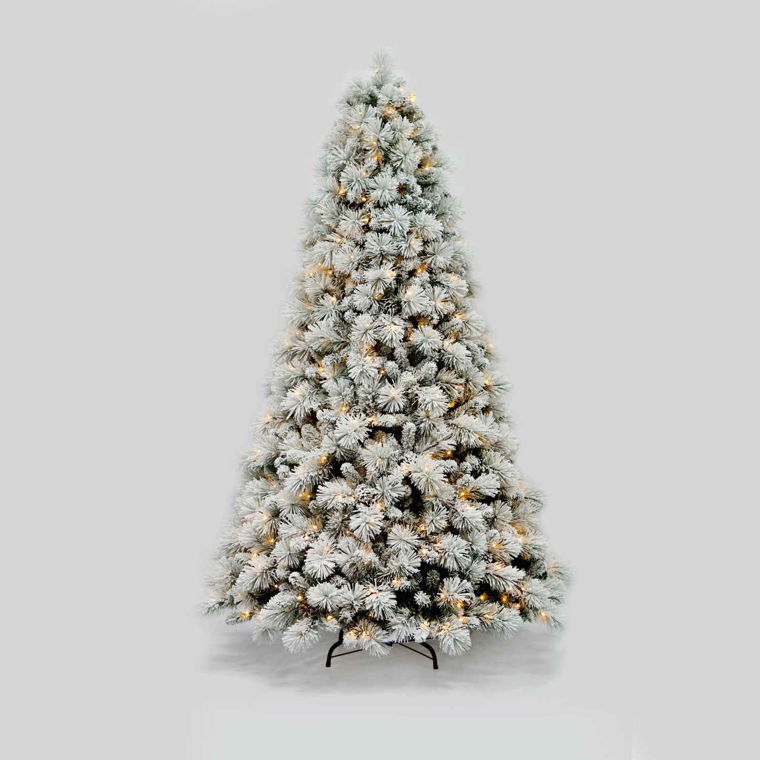 XPRELITTR180SN.jpg XMAS ΔΕΝΤΡΟ PVC ΠΡΑΣΙΝΟ ΜΕ ΧΙΟΝΙ HARD NEEDLE PRE-LIT 6W 340LED WW IP44 220-240V ΑΝΤΑΠΤ. 1.5M - Image 1