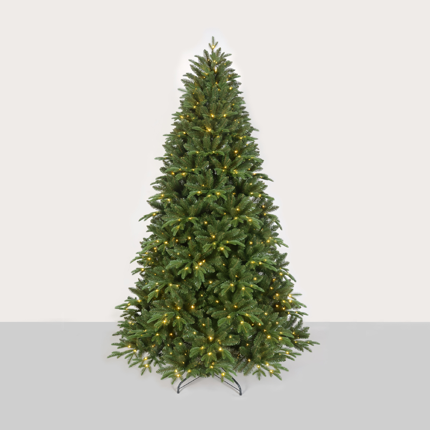 XPRELITTR210.jpg XMAS ΔΕΝΤΡΟ PE/PVC PRE-LIT ΠΡΑΣΙΝΟ 6W 500LED WW IP44 220-240V ΑΝΤΑΠΤΟΡΑΣ 1.5M ΚΑΛΩΔΙΟ - Image 1