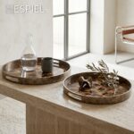 ΔΙΣΚΟΣ ΓΥΑΛ./ΠΛΑΣΤ. ΣΤΡΟΓΓΥΛΟΣ ΜΕ ΛΟΥΛΟΥΔΙΑ ΣΕΤ/2 39,5X39,5X4-34X34X4ΕΚ - Image 2
