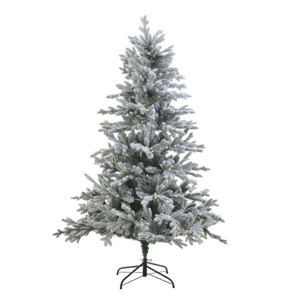 INART ΔΕΝΤΡΟ XMAS PE/PVC ΧΙΟΝΙΣΜΕΝΟ 678 TIPS Υ180 Πράσινος,Λευκό-Ιβουάρ PE,PVC 2-85-125-0053