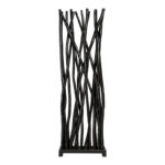 Διακοσμητικό δαπέδου Jati pakoworld μαύρο teak ξύλο 60x20x190εκ - Image 2
