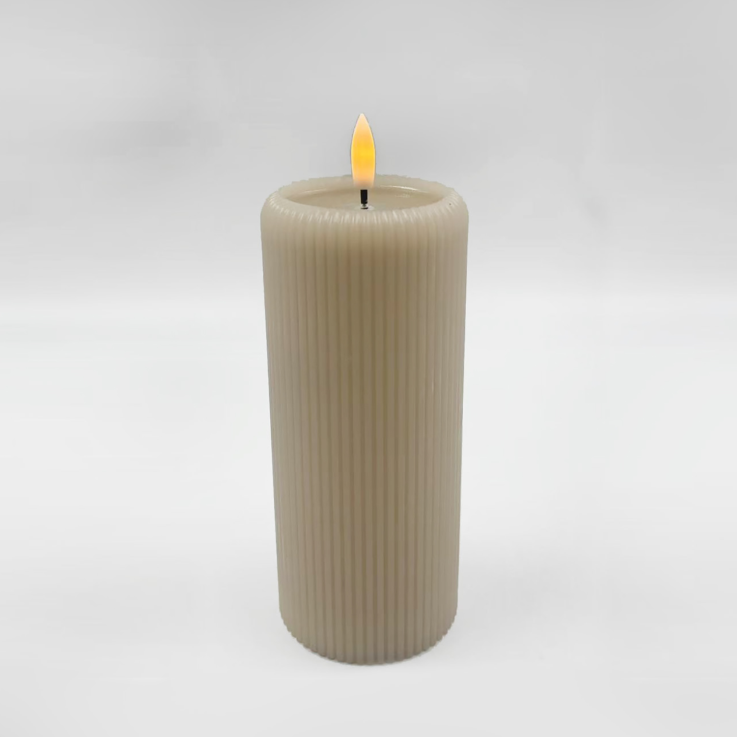 BC15BE.jpg LED ΚΕΡΙ ΜΕ ΜΠΑΤΑΡΙΑ ΜΠΕΖ WAX ΕΦΕ ΝΕΡΟΥ ΤΡΕΜΟΠΑΙΓΜΑ 2AA ΜΠΑΤΑΡΙΕΣ (ΔΕΝ ΠΕΡΙΛΑΜΒΑΝΟΝΤΑΙ) 75x150mm - Image 1