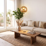 ΚΡΕΜΑΣΤΟ ΦΩΤΙΣΤΙΚΟ ACA HM177613A ΡΟΖ ΧΡΥΣΟ 1XE27X60W IP20 D30XH120CM - Image 2