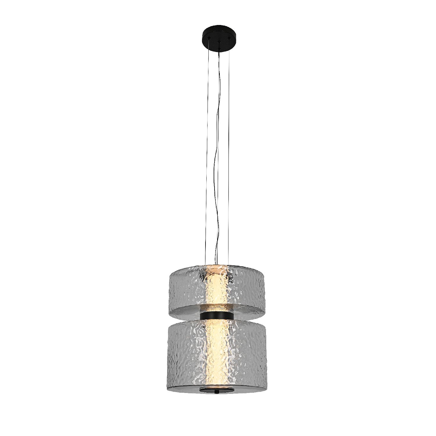 HM24153.jpg ΚΡΕΜΑΣΤΟ ΦΩΤΙΣΤΙΚΟ ACA HM24153 ΜΑΥΡΟ LED 27W 2700K-3000K-4000K IP20 D36XH120CM - Image 1