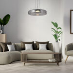 ΚΡΕΜΑΣΤΟ ΦΩΤΙΣΤΙΚΟ ACA HM2512645 ΜΑΥΡΟ LED 12W 3000K-4000K-6000K IP20 D45XH120CM - Image 2
