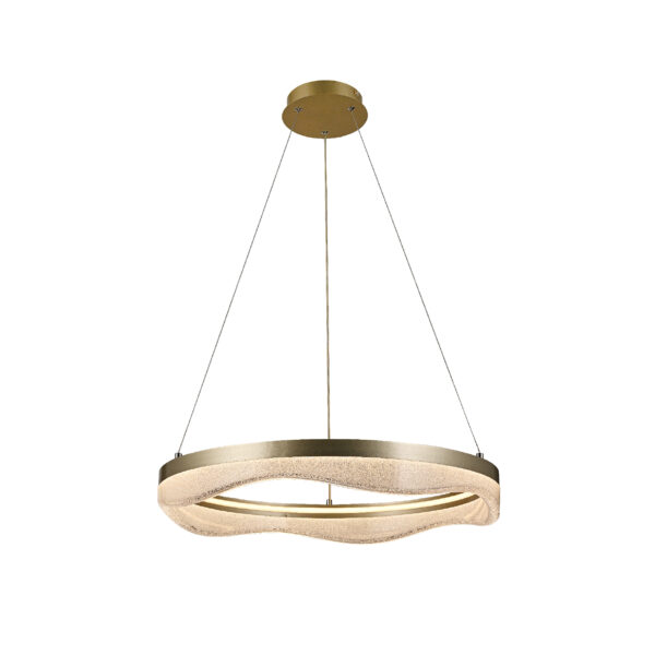 ΚΡΕΜΑΣΤΟ ΦΩΤΙΣΤΙΚΟ ACA HM251476 ΧΡΥΣΟ LED 45W 2700K-3000K-4000K IP20 D60XH120CM